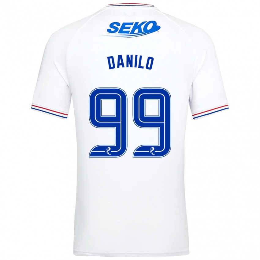 Herren Danilo #99 Weiß Auswärtstrikot Trikot 2023/24 T-Shirt Österreich