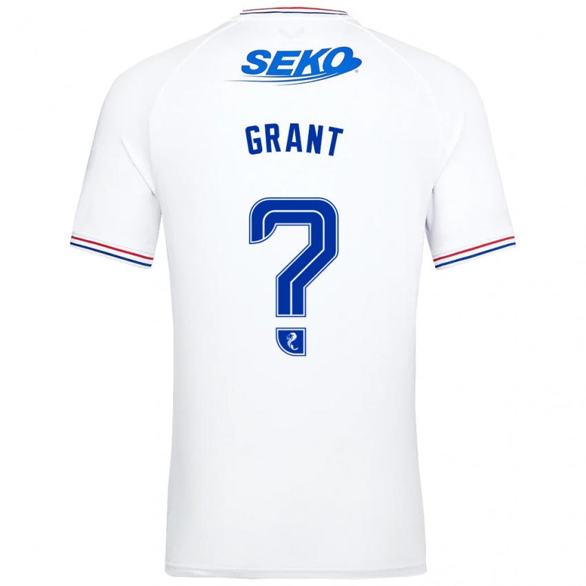 Herren Leyton Grant #0 Weiß Auswärtstrikot Trikot 2023/24 T-Shirt Österreich
