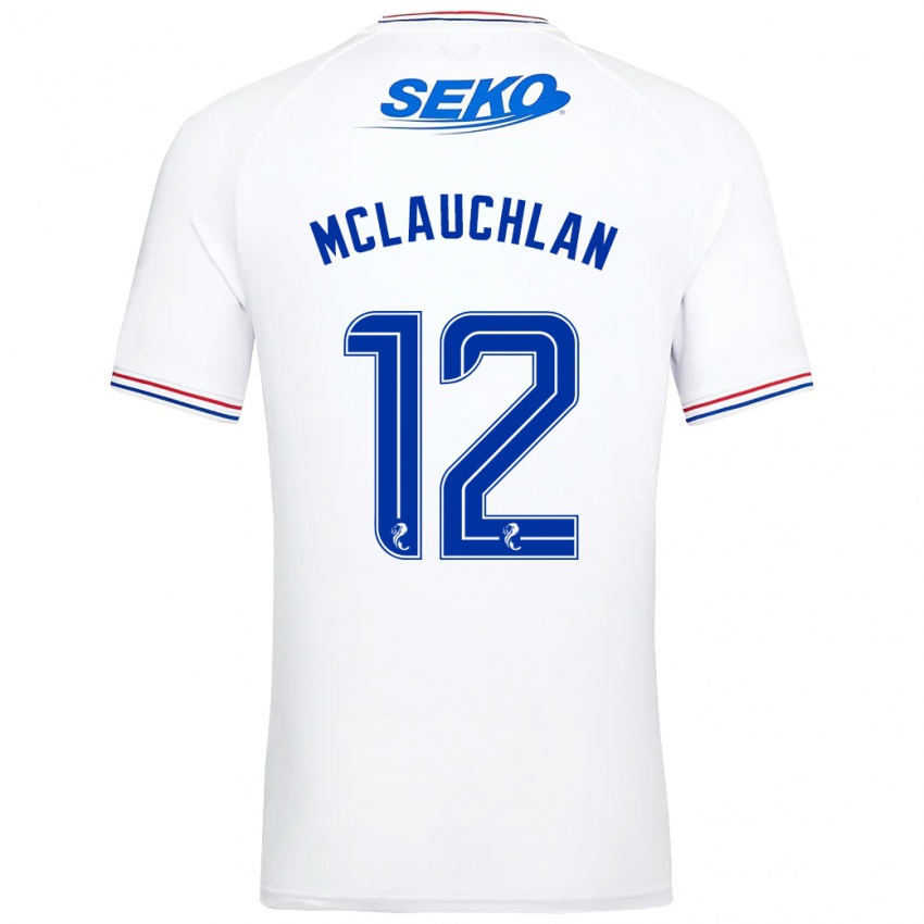 Herren Rachel Mclauchlan #12 Weiß Auswärtstrikot Trikot 2023/24 T-Shirt Österreich