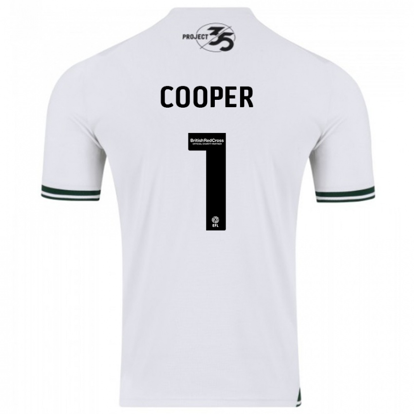 Herren Michael Cooper #1 Weiß Auswärtstrikot Trikot 2023/24 T-Shirt Österreich