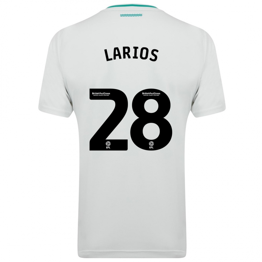Herren Juan Larios #28 Weiß Auswärtstrikot Trikot 2023/24 T-Shirt Österreich
