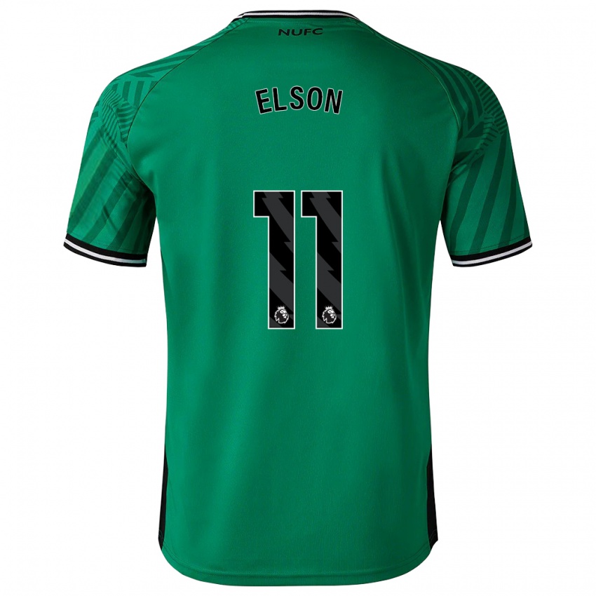 Herren Kacie Elson #11 Grün Auswärtstrikot Trikot 2023/24 T-Shirt Österreich