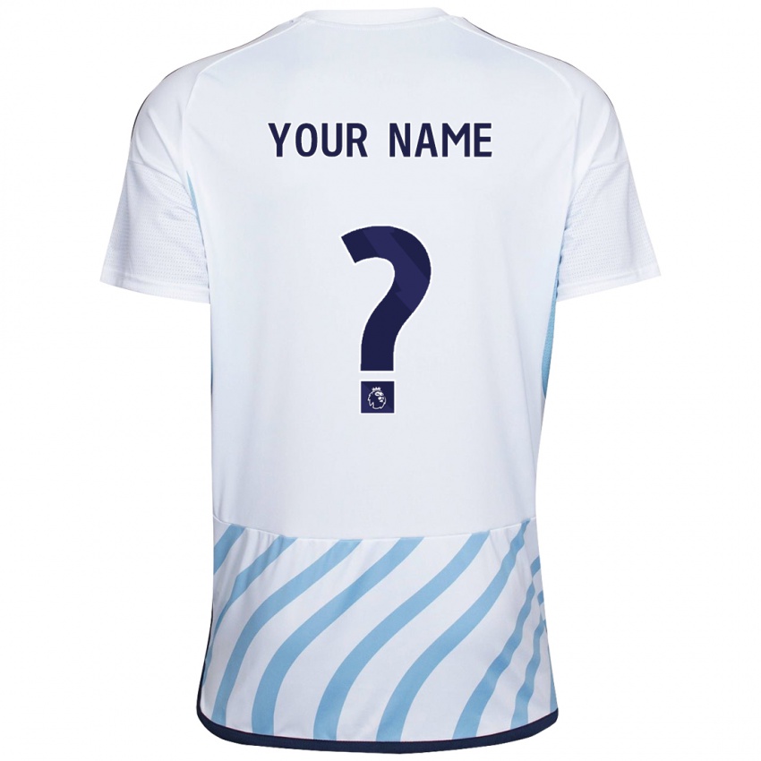 Herren Ihren Namen #0 Weiß Blau Auswärtstrikot Trikot 2023/24 T-Shirt Österreich