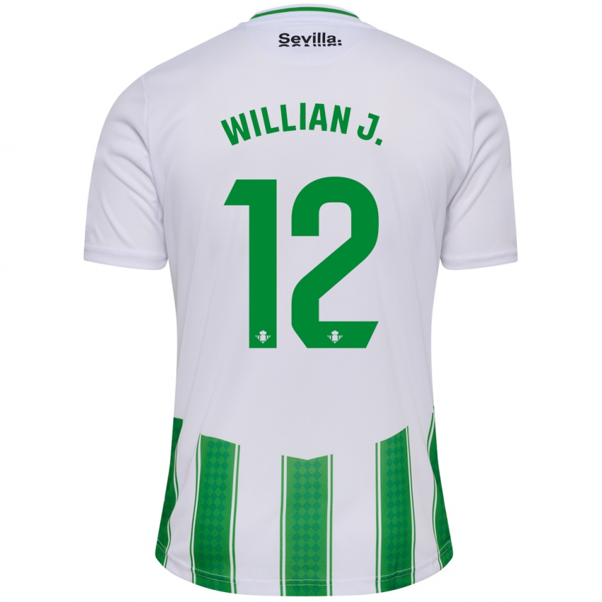 Damen Willian Jose #12 Weiß Heimtrikot Trikot 2023/24 T-Shirt Österreich