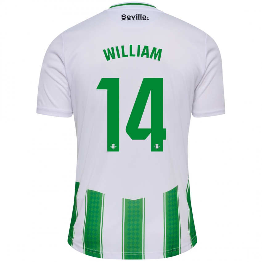 Damen William Carvalho #14 Weiß Heimtrikot Trikot 2023/24 T-Shirt Österreich