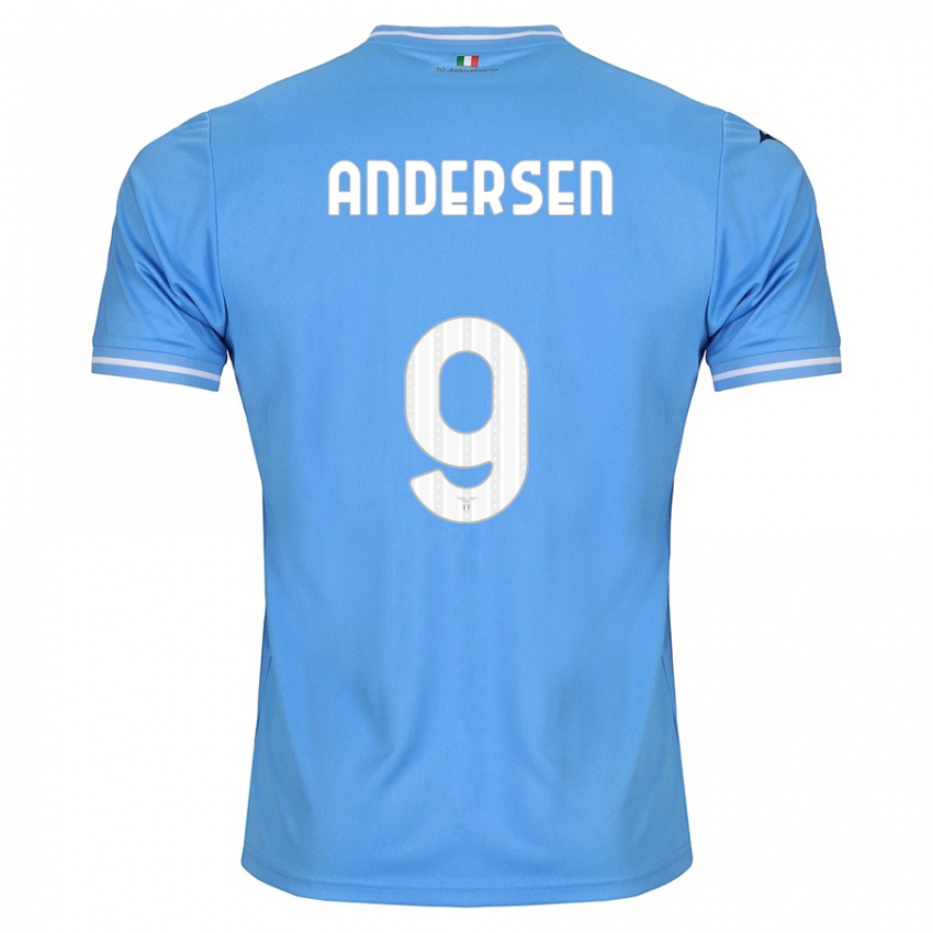 Damen Signe Holt Andersen #9 Blau Heimtrikot Trikot 2023/24 T-Shirt Österreich