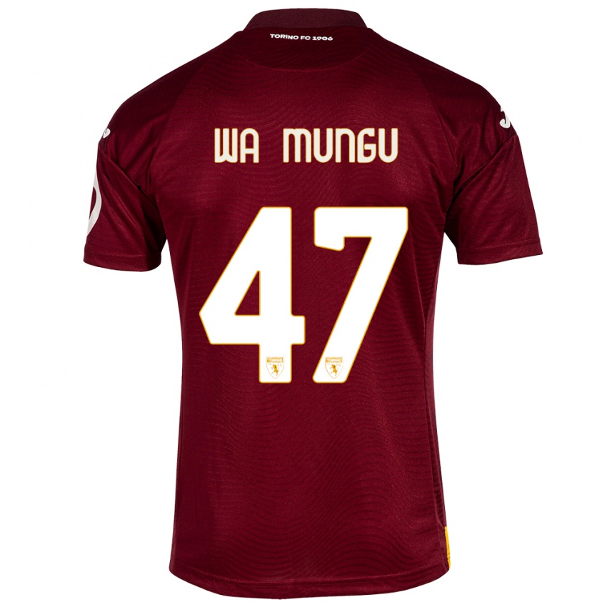 Damen Vimoj Muntu Wa Mungu #47 Dunkelrot Heimtrikot Trikot 2023/24 T-Shirt Österreich