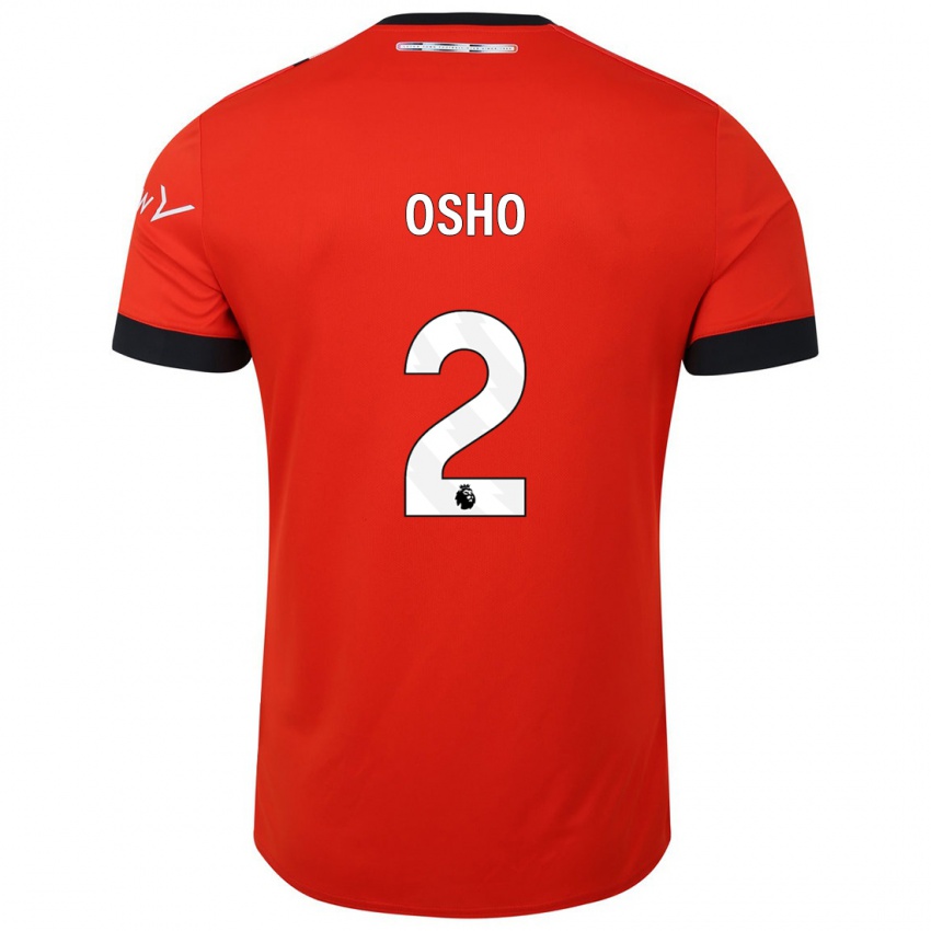 Damen Gabriel Osho #2 Rot Heimtrikot Trikot 2023/24 T-Shirt Österreich