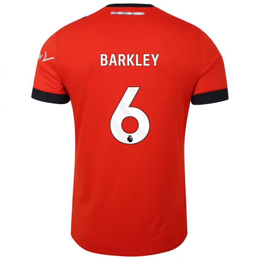 Damen Ross Barkley #6 Rot Heimtrikot Trikot 2023/24 T-Shirt Österreich