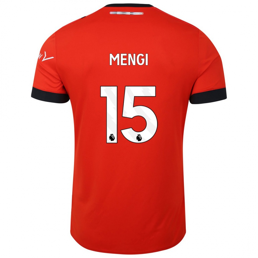 Damen Teden Mengi #15 Rot Heimtrikot Trikot 2023/24 T-Shirt Österreich