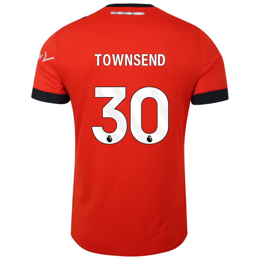 Damen Andros Townsend #30 Rot Heimtrikot Trikot 2023/24 T-Shirt Österreich
