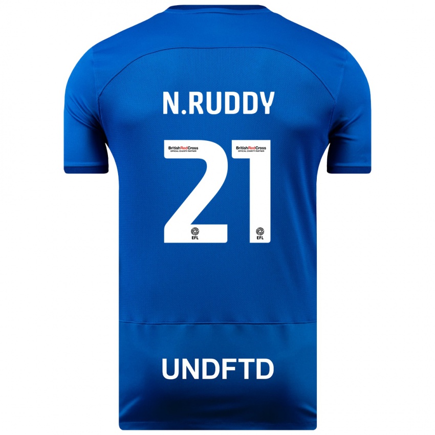Damen John Ruddy #21 Blau Heimtrikot Trikot 2023/24 T-Shirt Österreich