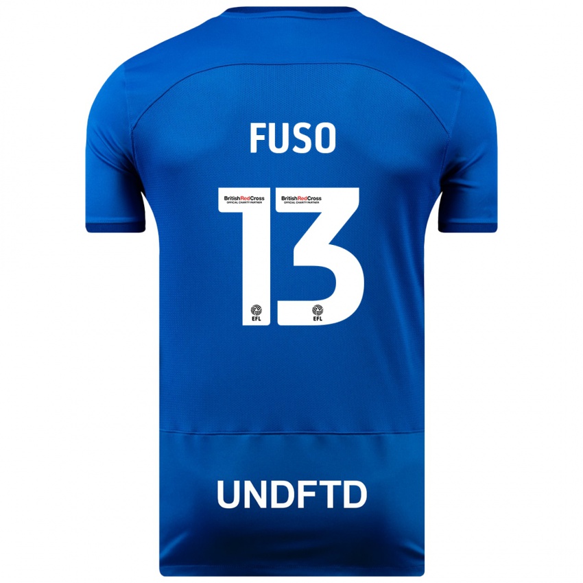 Damen Ivana Fuso #13 Blau Heimtrikot Trikot 2023/24 T-Shirt Österreich