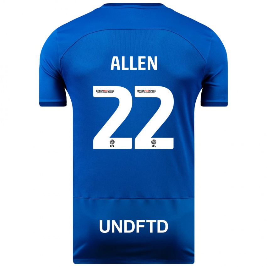 Damen Remi Allen #22 Blau Heimtrikot Trikot 2023/24 T-Shirt Österreich
