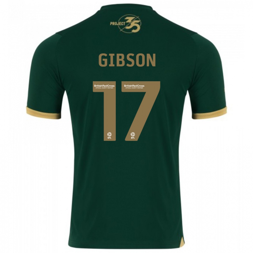 Damen Lewis Gibson #17 Grün Heimtrikot Trikot 2023/24 T-Shirt Österreich