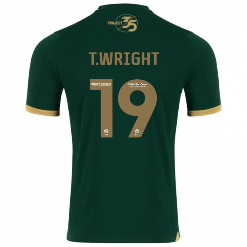 Damen Tyreik Wright #19 Grün Heimtrikot Trikot 2023/24 T-Shirt Österreich