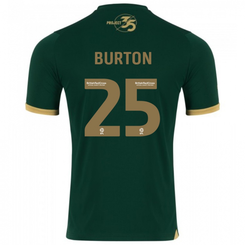 Damen Callum Burton #25 Grün Heimtrikot Trikot 2023/24 T-Shirt Österreich