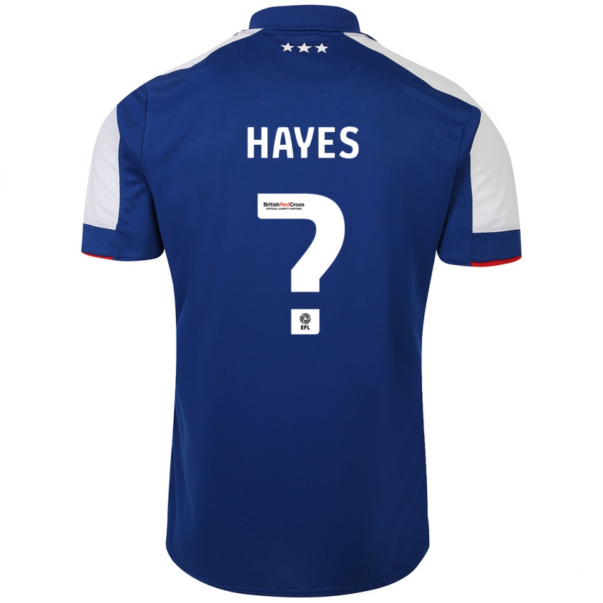 Damen Nick Hayes #0 Blau Heimtrikot Trikot 2023/24 T-Shirt Österreich