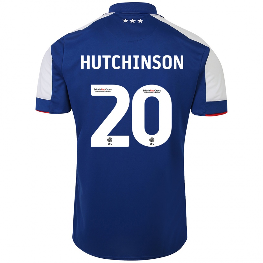 Damen Omari Hutchinson #20 Blau Heimtrikot Trikot 2023/24 T-Shirt Österreich