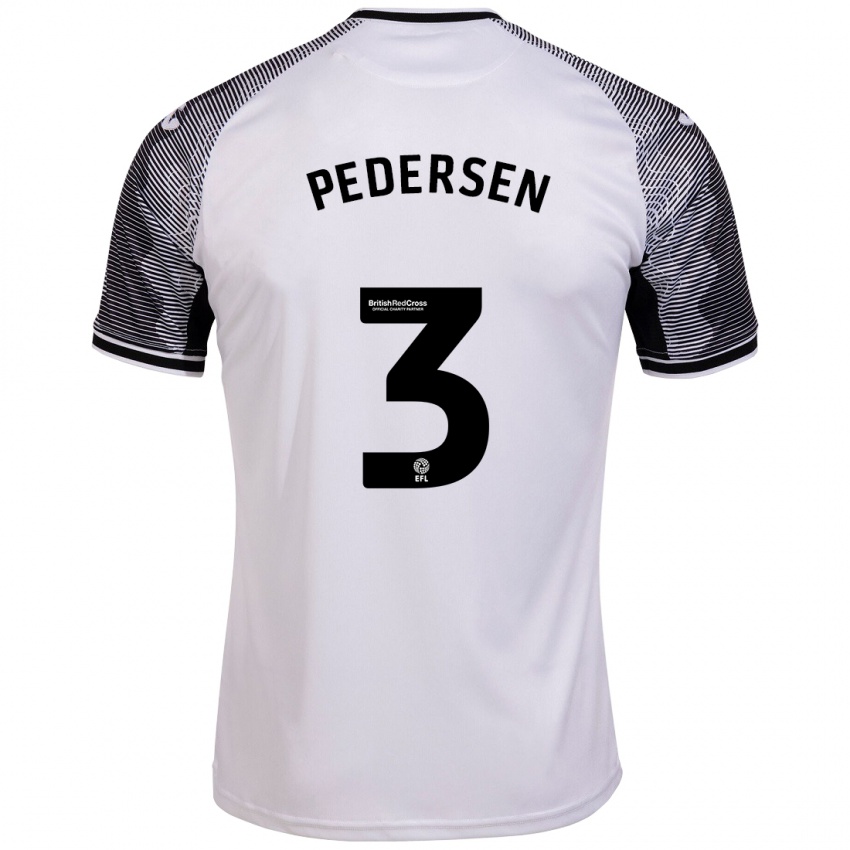 Damen Kristian Pedersen #3 Weiß Heimtrikot Trikot 2023/24 T-Shirt Österreich