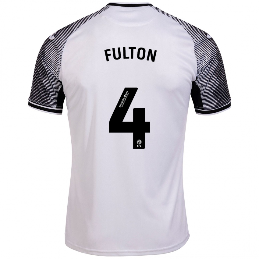 Damen Jay Fulton #4 Weiß Heimtrikot Trikot 2023/24 T-Shirt Österreich