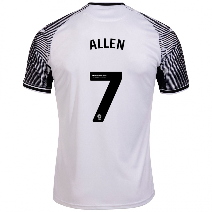 Damen Joe Allen #7 Weiß Heimtrikot Trikot 2023/24 T-Shirt Österreich