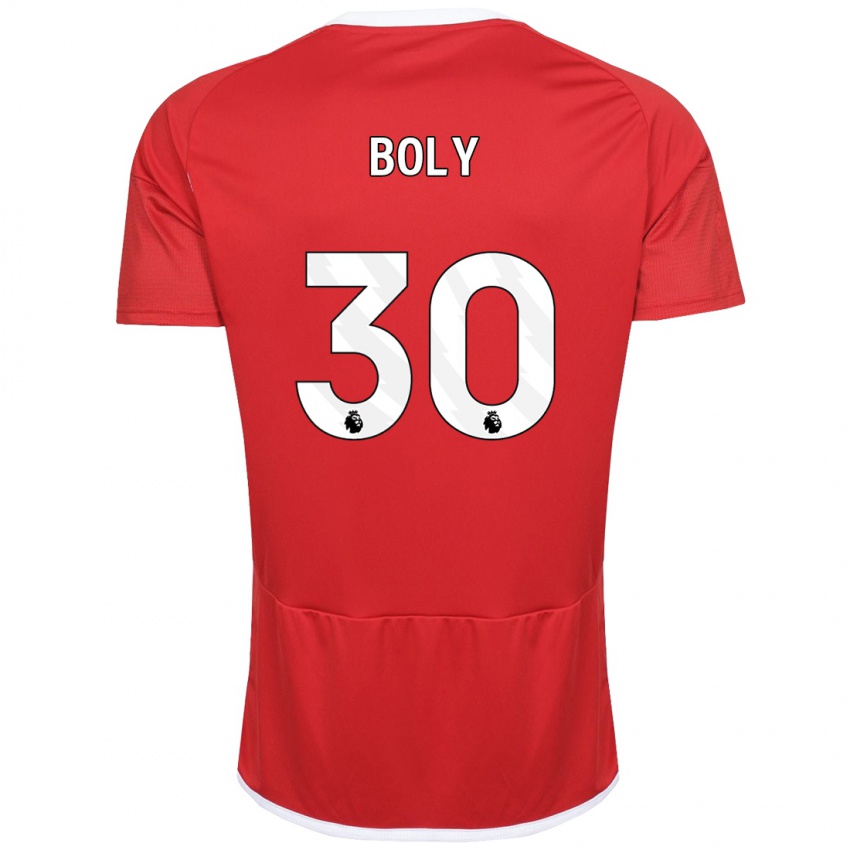 Damen Willy Boly #30 Rot Heimtrikot Trikot 2023/24 T-Shirt Österreich