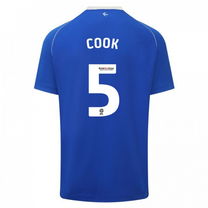 Damen Freddie Cook #5 Blau Heimtrikot Trikot 2023/24 T-Shirt Österreich