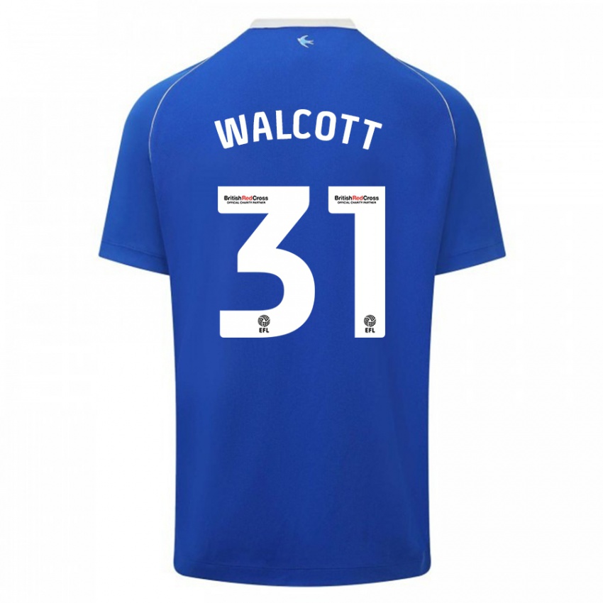 Damen Malachi Fagan Walcott #31 Blau Heimtrikot Trikot 2023/24 T-Shirt Österreich