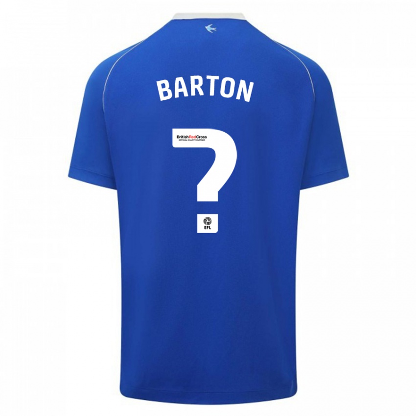 Damen Daniel Barton #0 Blau Heimtrikot Trikot 2023/24 T-Shirt Österreich