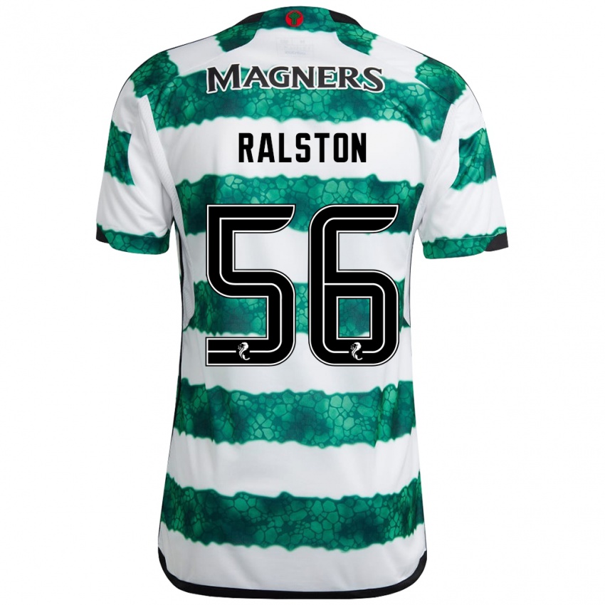 Damen Anthony Ralston #56 Grün Heimtrikot Trikot 2023/24 T-Shirt Österreich