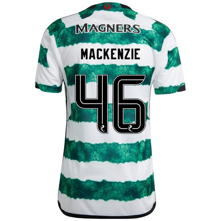 Damen Magnus Mackenzie #46 Grün Heimtrikot Trikot 2023/24 T-Shirt Österreich