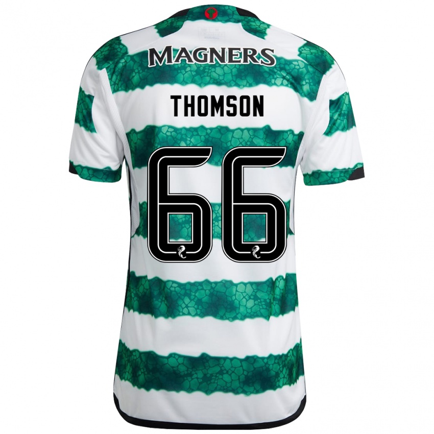 Damen Corey Thomson #66 Grün Heimtrikot Trikot 2023/24 T-Shirt Österreich