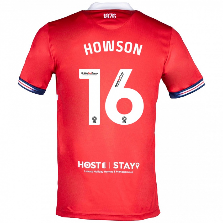 Damen Jonathan Howson #16 Rot Heimtrikot Trikot 2023/24 T-Shirt Österreich