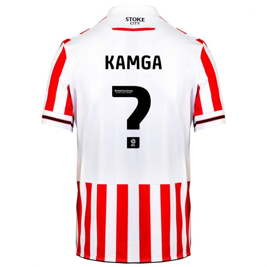 Damen Ian Kamga #0 Rot-Weiss Heimtrikot Trikot 2023/24 T-Shirt Österreich