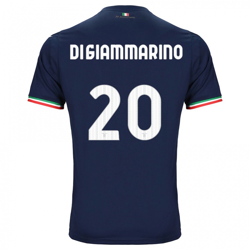 Damen Virginia Di Giammarino #20 Marine Auswärtstrikot Trikot 2023/24 T-Shirt Österreich