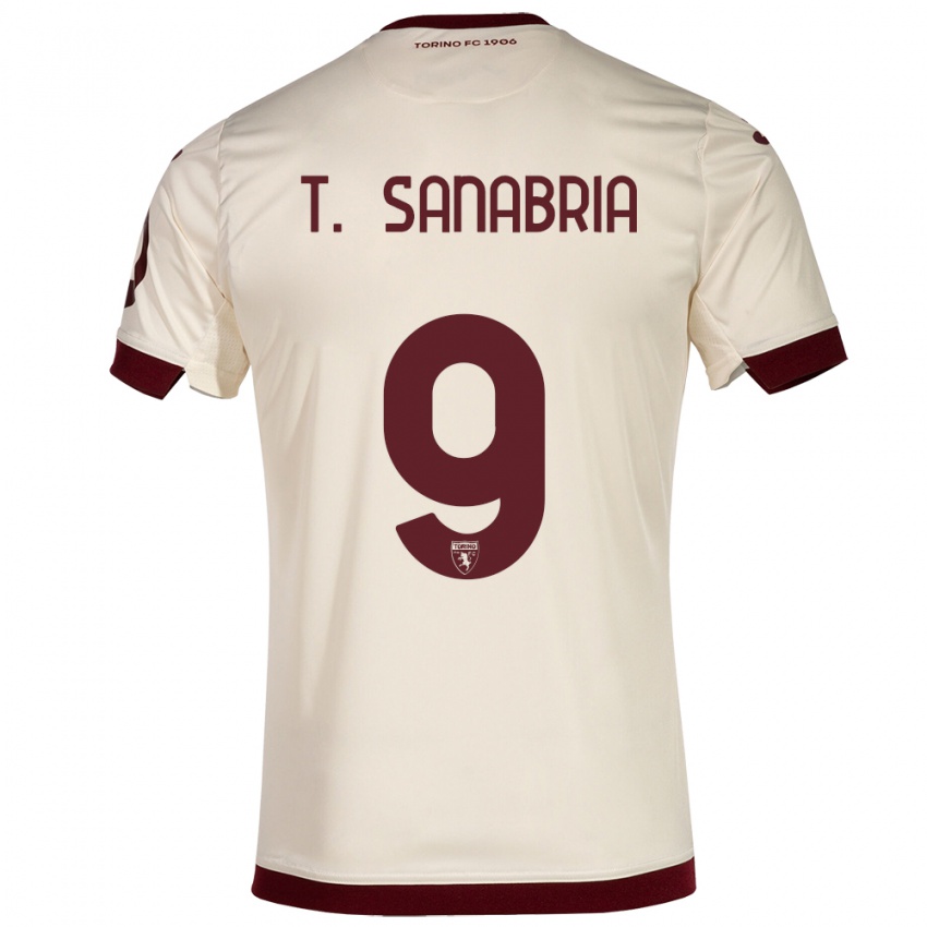 Damen Antonio Sanabria #9 Sekt Auswärtstrikot Trikot 2023/24 T-Shirt Österreich
