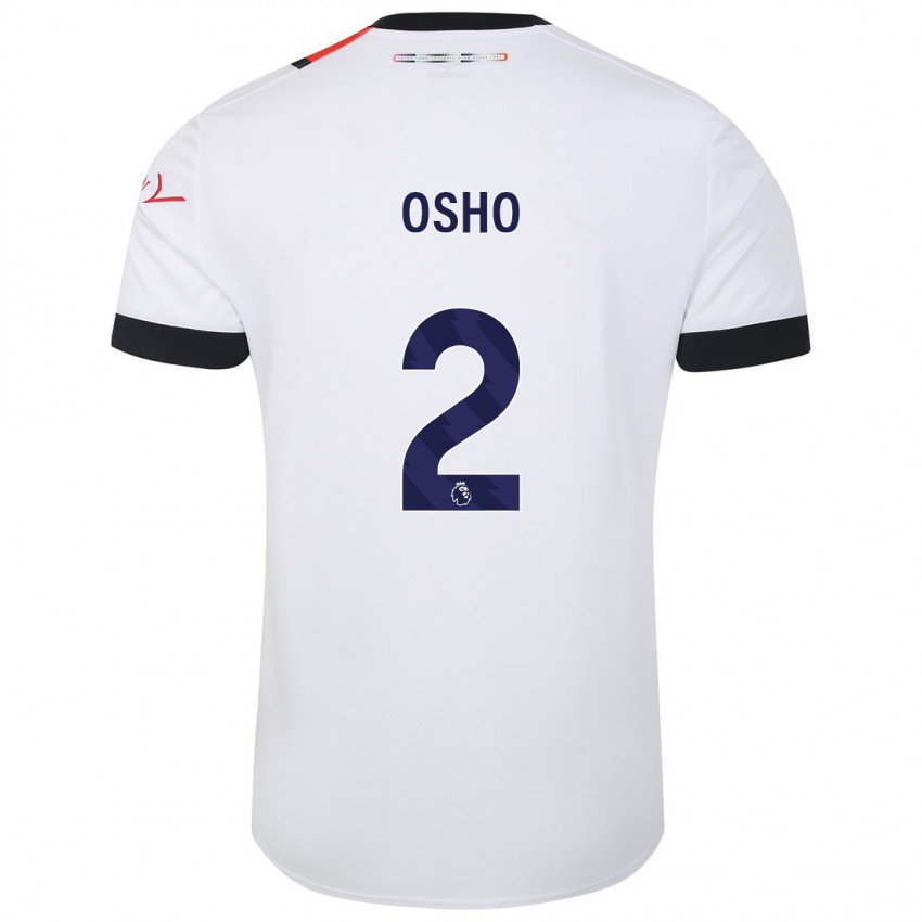 Damen Gabriel Osho #2 Weiß Auswärtstrikot Trikot 2023/24 T-Shirt Österreich