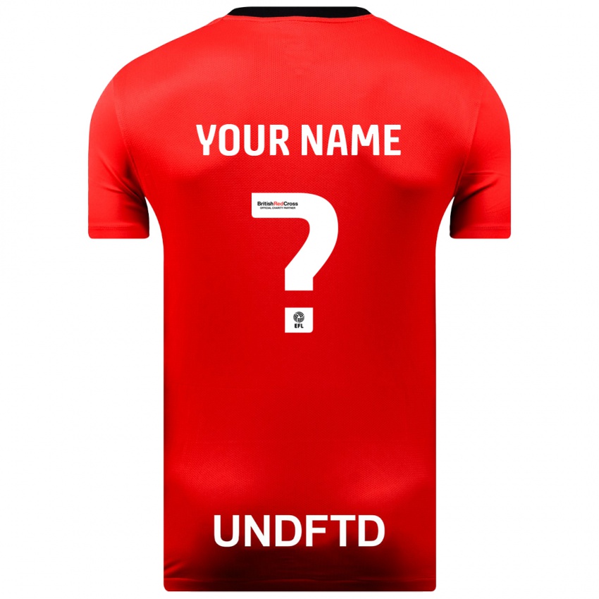 Damen Ihren Namen #0 Rot Auswärtstrikot Trikot 2023/24 T-Shirt Österreich
