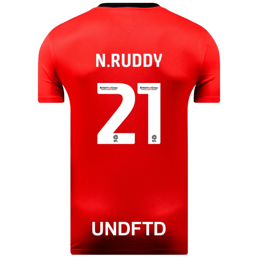 Damen John Ruddy #21 Rot Auswärtstrikot Trikot 2023/24 T-Shirt Österreich