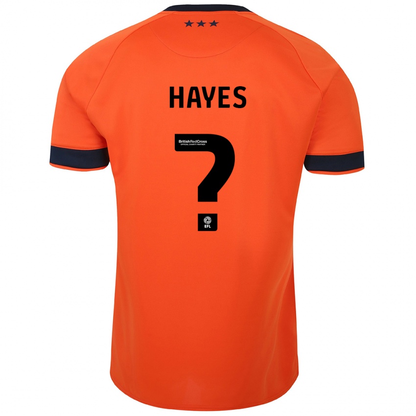 Damen Nick Hayes #0 Orangefarben Auswärtstrikot Trikot 2023/24 T-Shirt Österreich