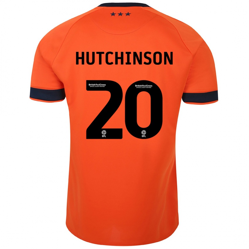 Damen Omari Hutchinson #20 Orangefarben Auswärtstrikot Trikot 2023/24 T-Shirt Österreich