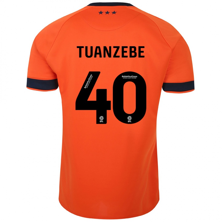 Damen Axel Tuanzebe #40 Orangefarben Auswärtstrikot Trikot 2023/24 T-Shirt Österreich