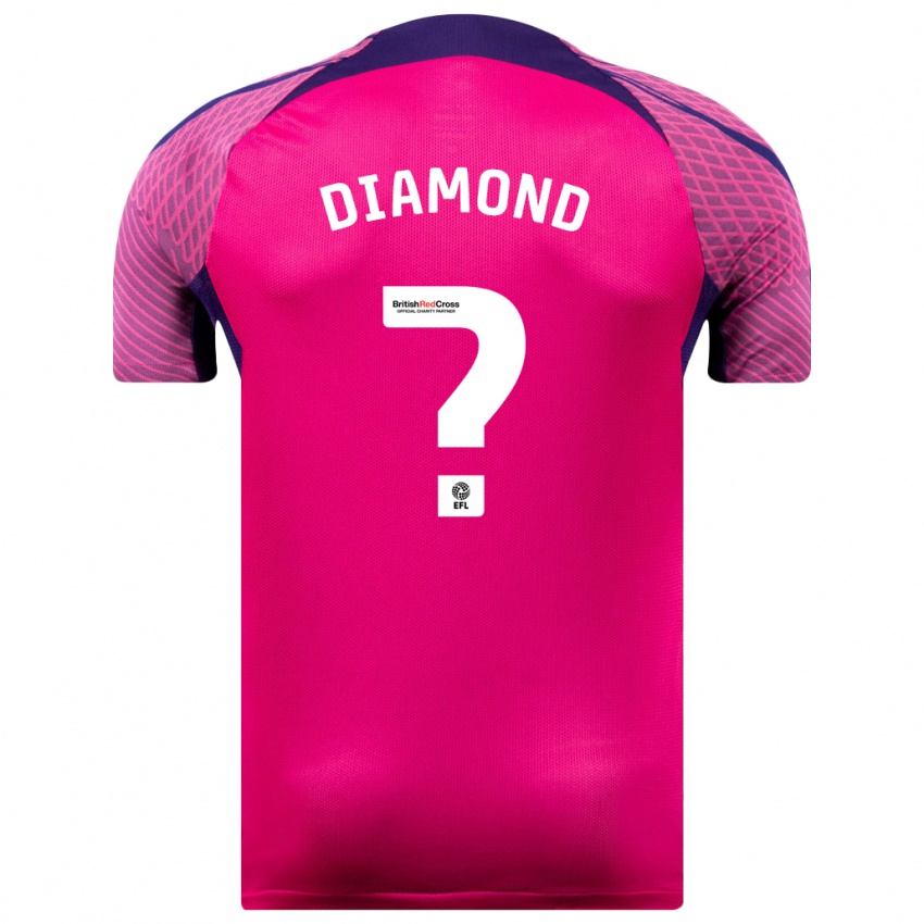 Damen Jack Diamond #0 Lila Auswärtstrikot Trikot 2023/24 T-Shirt Österreich