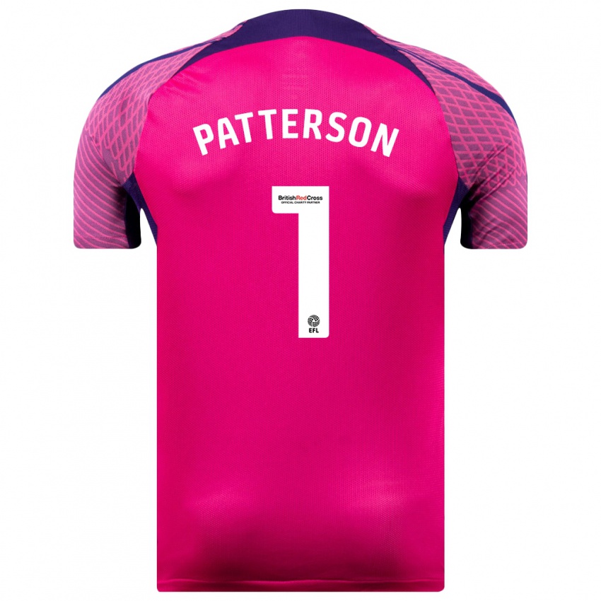 Damen Anthony Patterson #1 Lila Auswärtstrikot Trikot 2023/24 T-Shirt Österreich