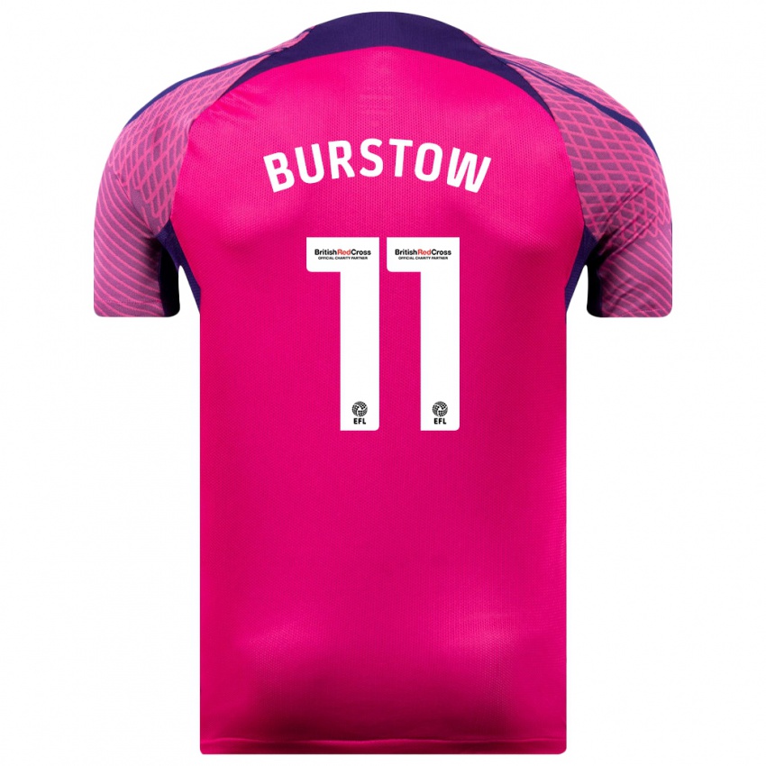 Damen Mason Burstow #11 Lila Auswärtstrikot Trikot 2023/24 T-Shirt Österreich