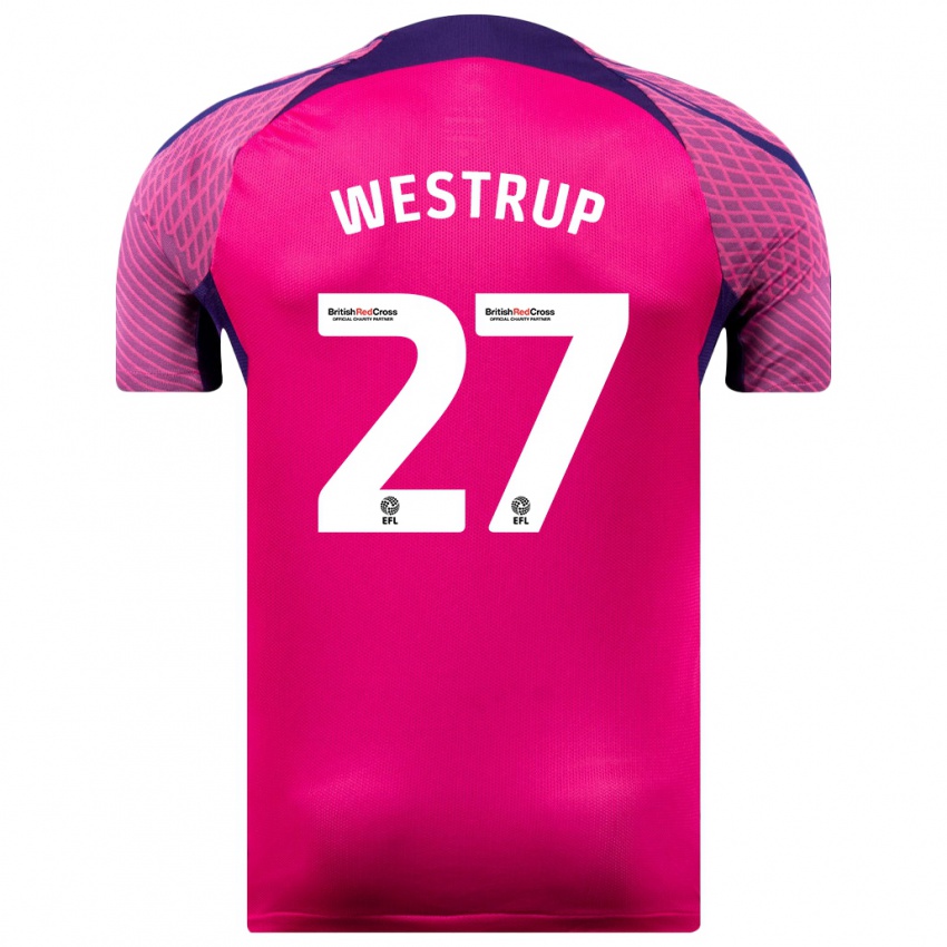 Damen Brianna Westrup #27 Lila Auswärtstrikot Trikot 2023/24 T-Shirt Österreich