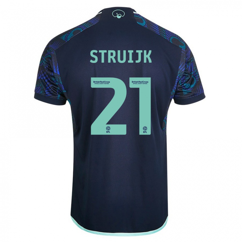 Damen Pascal Struijk #21 Blau Auswärtstrikot Trikot 2023/24 T-Shirt Österreich