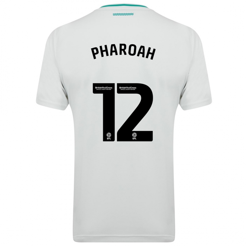 Damen Sophia Pharoah #12 Weiß Auswärtstrikot Trikot 2023/24 T-Shirt Österreich