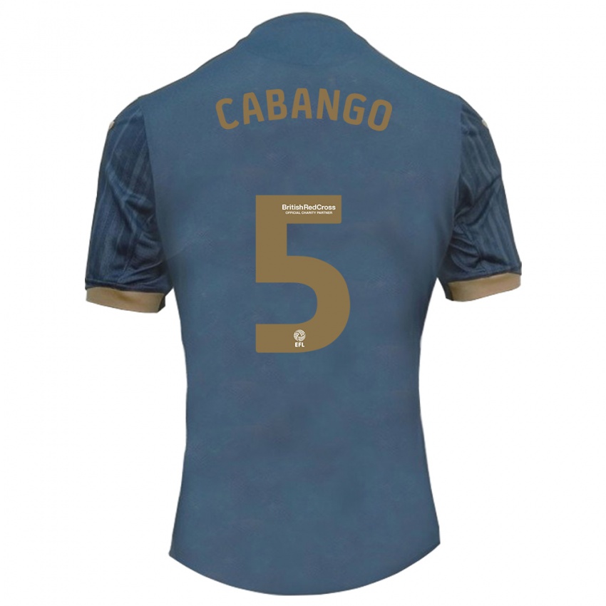 Damen Ben Cabango #5 Dunkles Blaugrün Auswärtstrikot Trikot 2023/24 T-Shirt Österreich